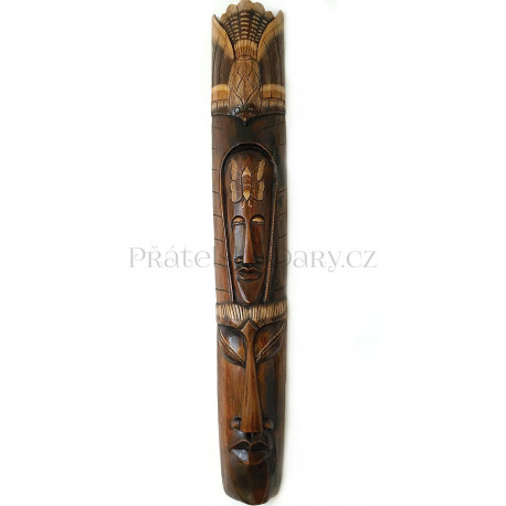 Luxusní Etno Maska 20 Šaman / Dřevo 1m