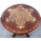 Luxusní řezbovaný stolek / Mahagon Intarzie 48 cm