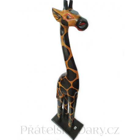 Žirafa 6 Socha / Dřevo 50 cm