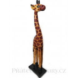 Žirafa 12 Socha / Dřevo 40 cm