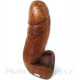 Penis soška popelník / dřevo 15 cm