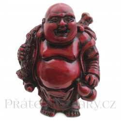 Buddha soška Hotei 4 / pryskyřice 12 cm