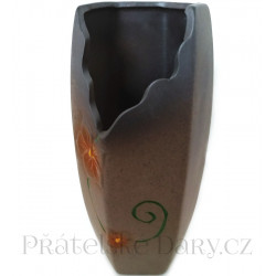 Váza vázička moderní / Teracotta 15 cm