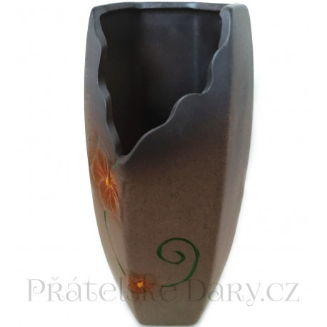 Váza vázička moderní / Teracotta 15 cm