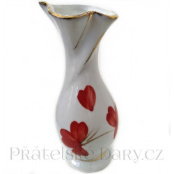 Váza vázička květ / porcelán 13 cm