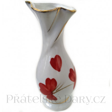 Váza vázička květ / porcelán 13 cm