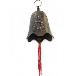 Zvonek pro Štěstí Buddha Měď velký 13/25 cm