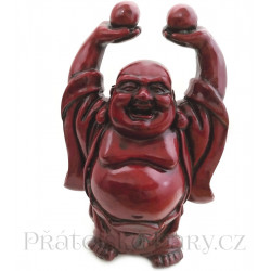 Buddha soška Hotei 3 / pryskyřice 11 cm