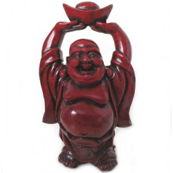 Buddha soška Bohatství loďka Feng Shui / 11,5 cm