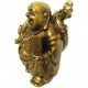 Buddha soška Hotei 4 / zlatý 9 cm