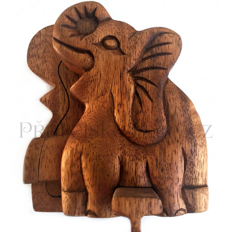 Slon magická krabička / Šperkovnice dřevo