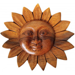 Slunce krásná dekorace / Dřevo 14 cm