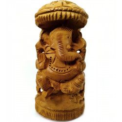 Ganesha Slon soška Orient / dřevo