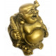 Buddha soška Hotei 3 / zlatý 9 cm