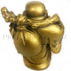 Buddha soška Hotei 3 / zlatý 9 cm
