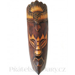 Etno Maska 6 Šaman / Dřevo 30 cm