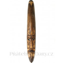 Luxusní Etno Maska 7 Šaman / Dřevo 1m