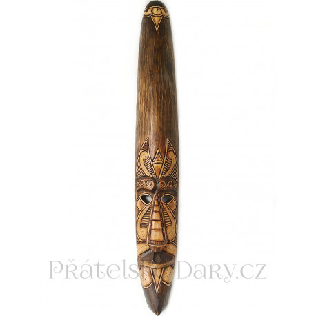 Luxusní Etno Maska 7 Šaman / Dřevo 1m