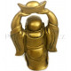 Buddha Bohatství s Ingotem Zlatý / Soška