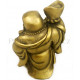 Buddha Bohatství s Ingotem Zlatý / Soška 9cm