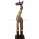 Žirafa 7 - Dřevěná Socha / 60cm