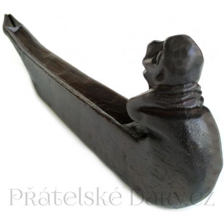 Dřevěná Loďka na vonné tyčinky / Soška 38cm