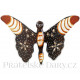 Motýl 3 soška - dekorace / Dřevo 20x28cm