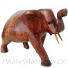 Krásný Slon soška / Dřevo 10x16cm