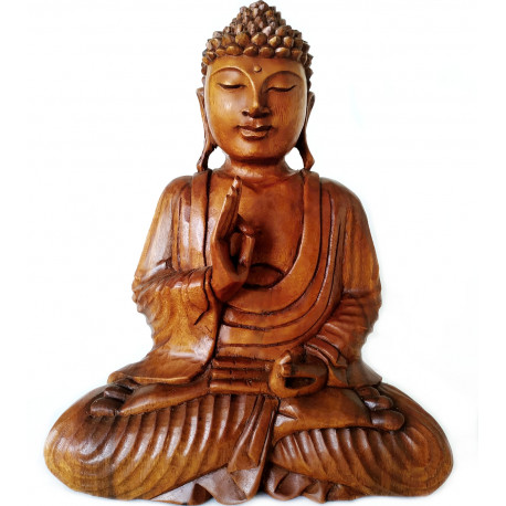 Buddha Socha Meditace 4 / dřevo 33cm