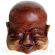 Buddha hlava / Dřevo 13cm