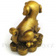 Pes - Pejsek bohatství zlatá soška 2