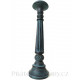 Krásný dřevěný Svícen / Modrá 41 cm